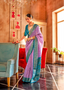 Elegant Lavender Silk Saree