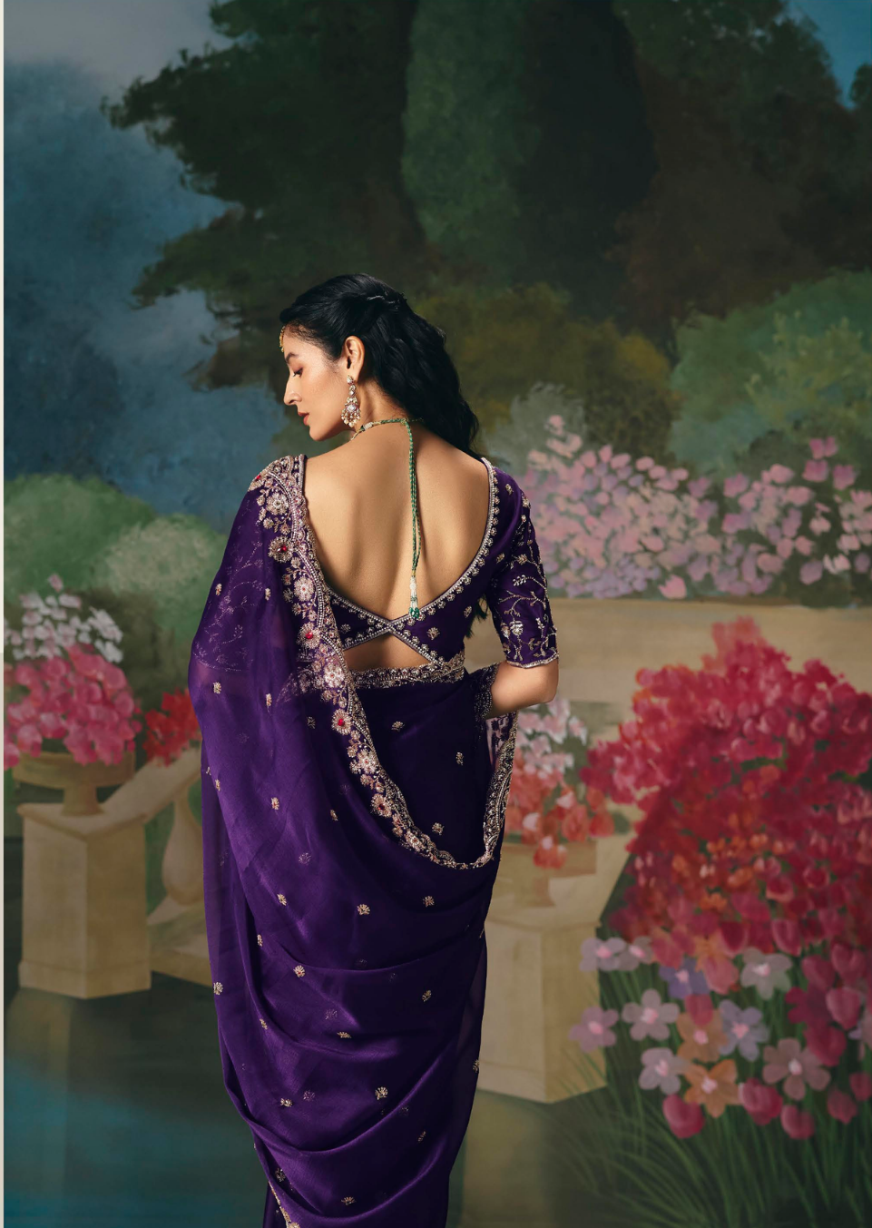 Vloilet Empress tissue Saree