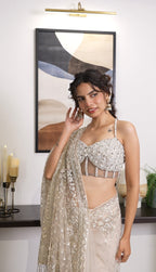 The Crystal Dew Saree (4661 GS-173)