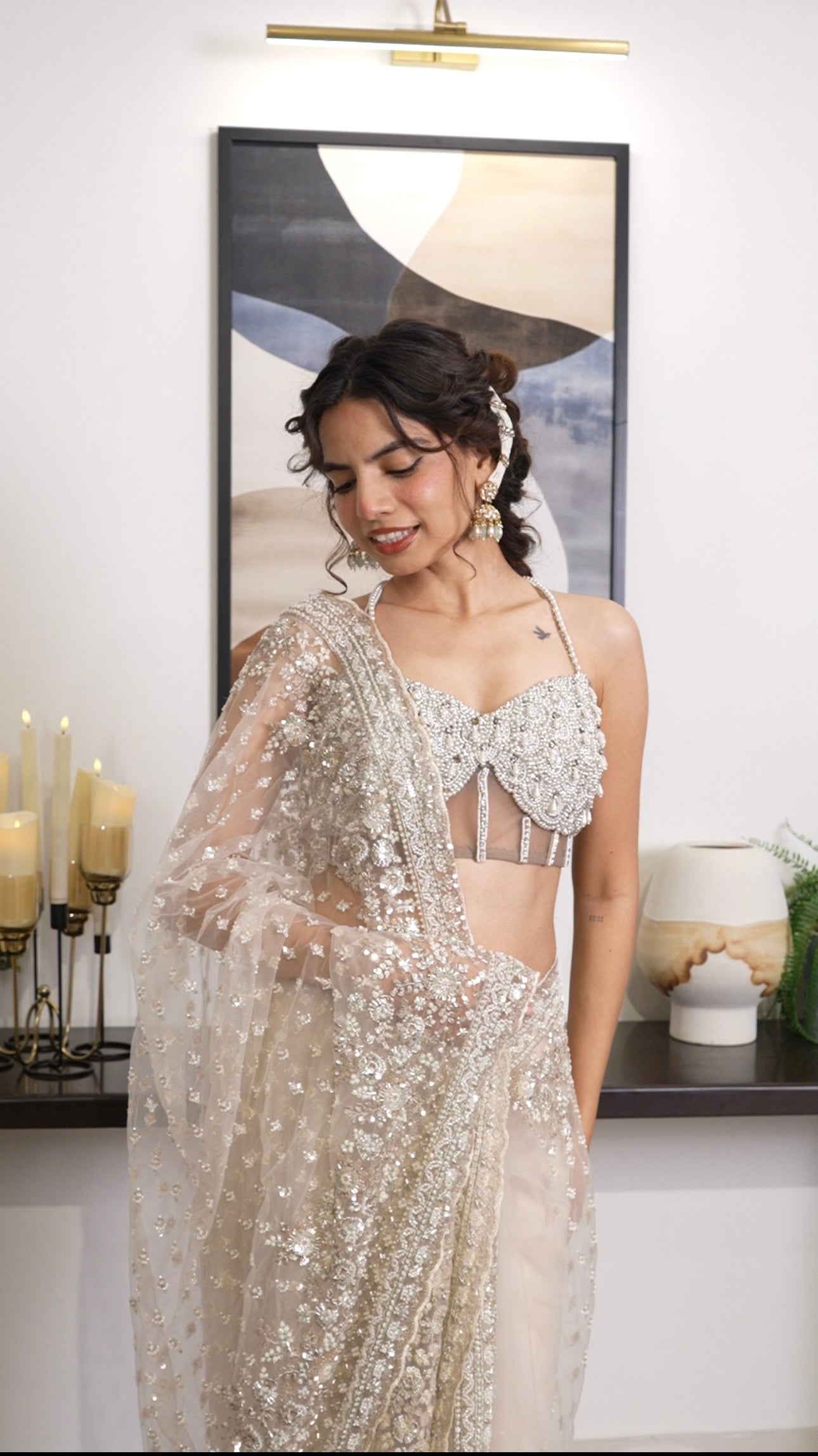 The Crystal Dew Saree (4661 GS-173)