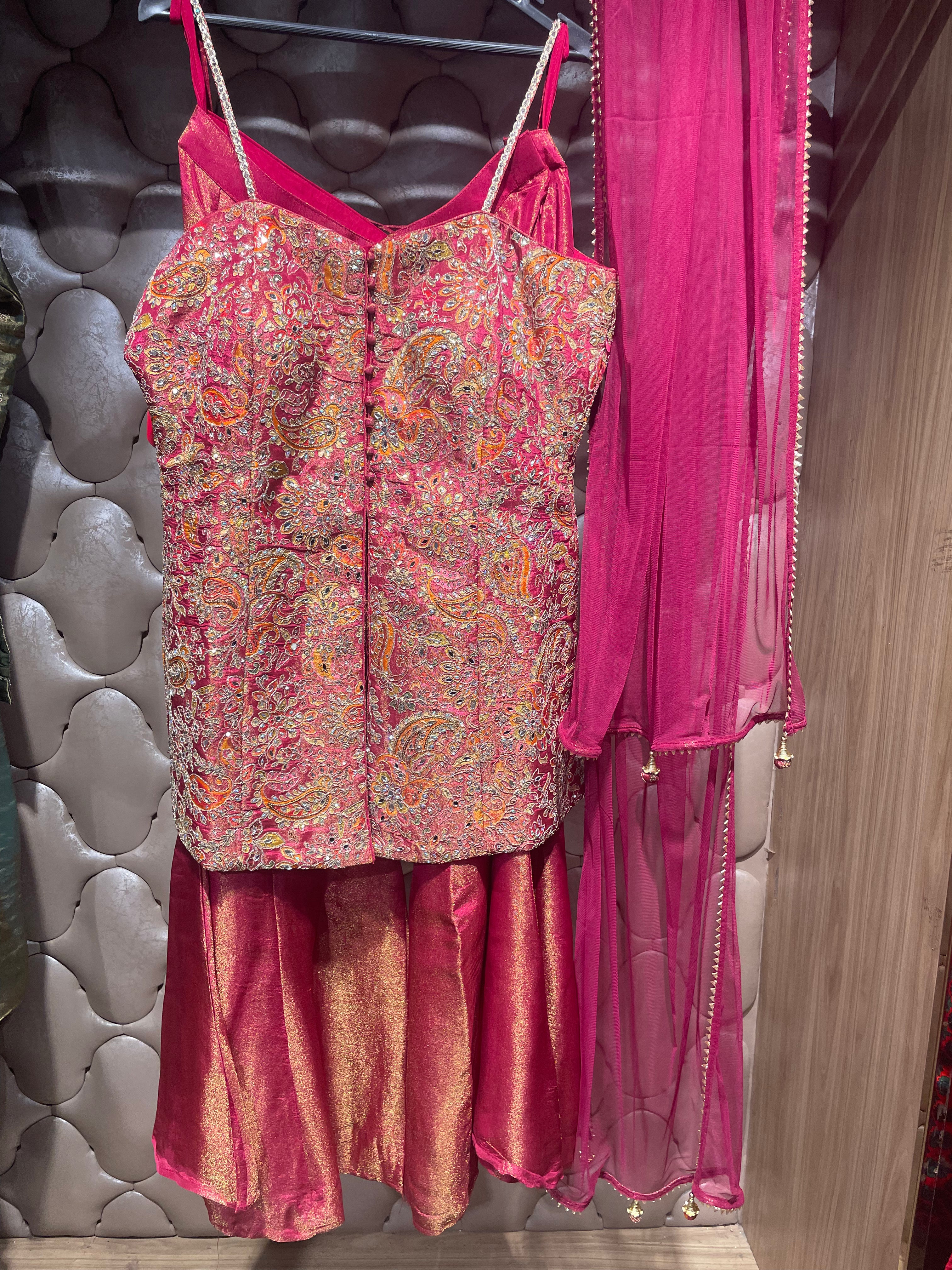 Fuchsia Radiance Kurta Set (5314 D-48)