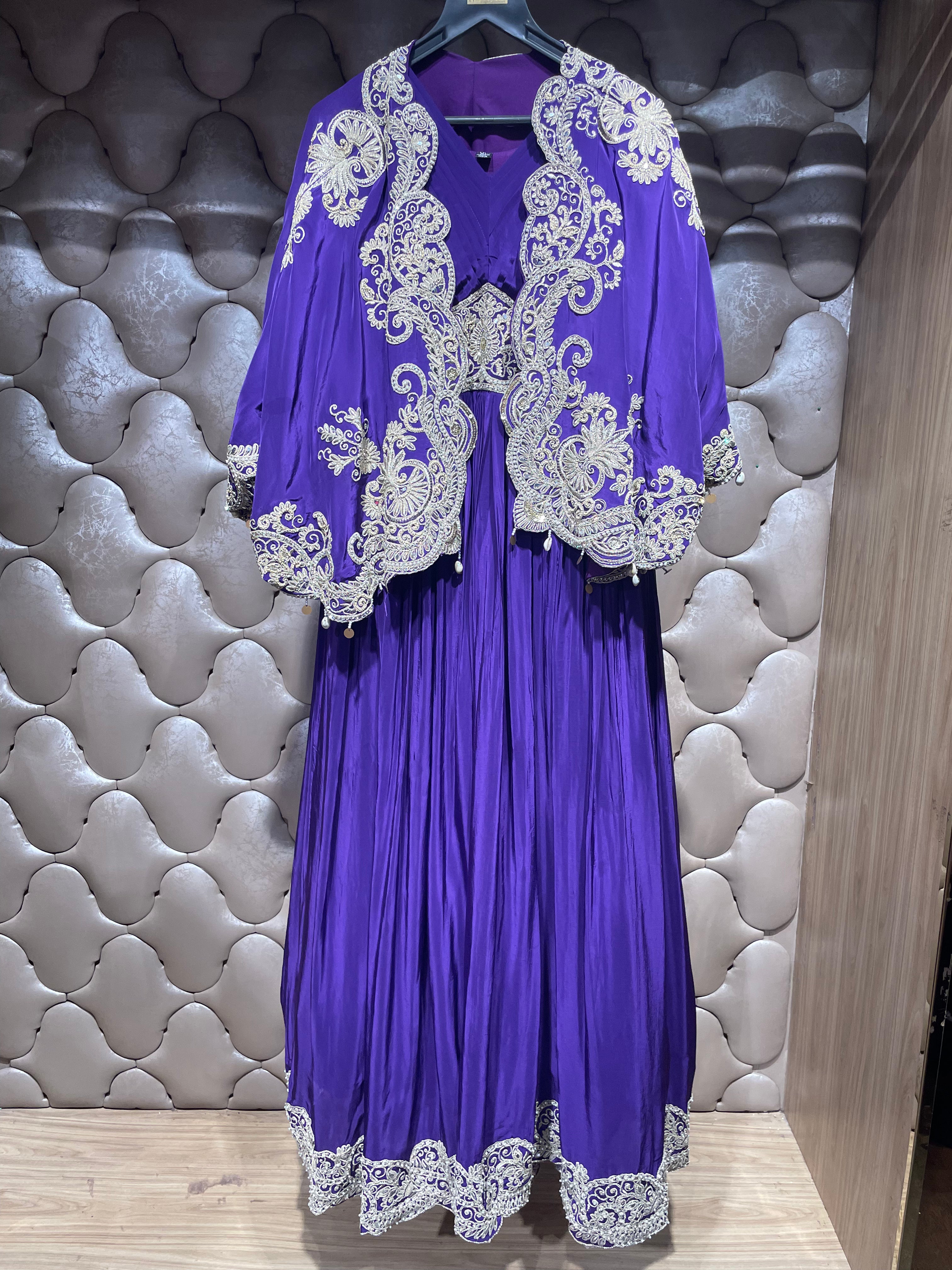 Cape-style Fusion Gown Set (MV-1125 GS-73)