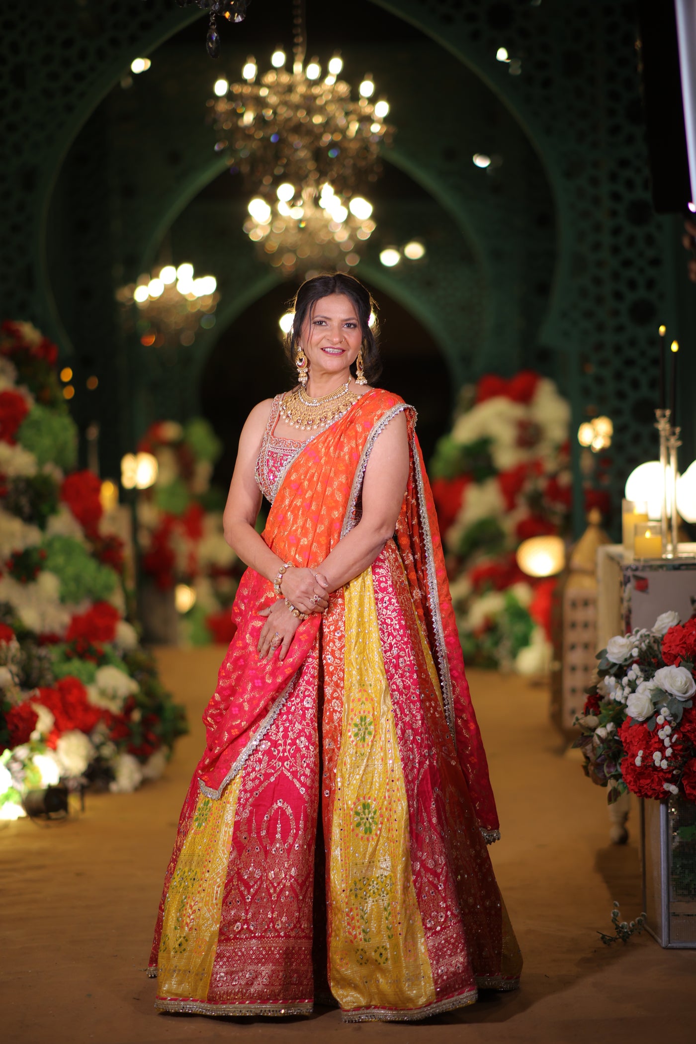 Vibrant Multi-Panel Lehenga Ensemble (L-87 D-84)