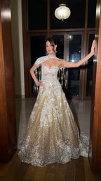 Avant-Garde Evening Gown