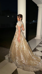 Avant-Garde Evening Gown