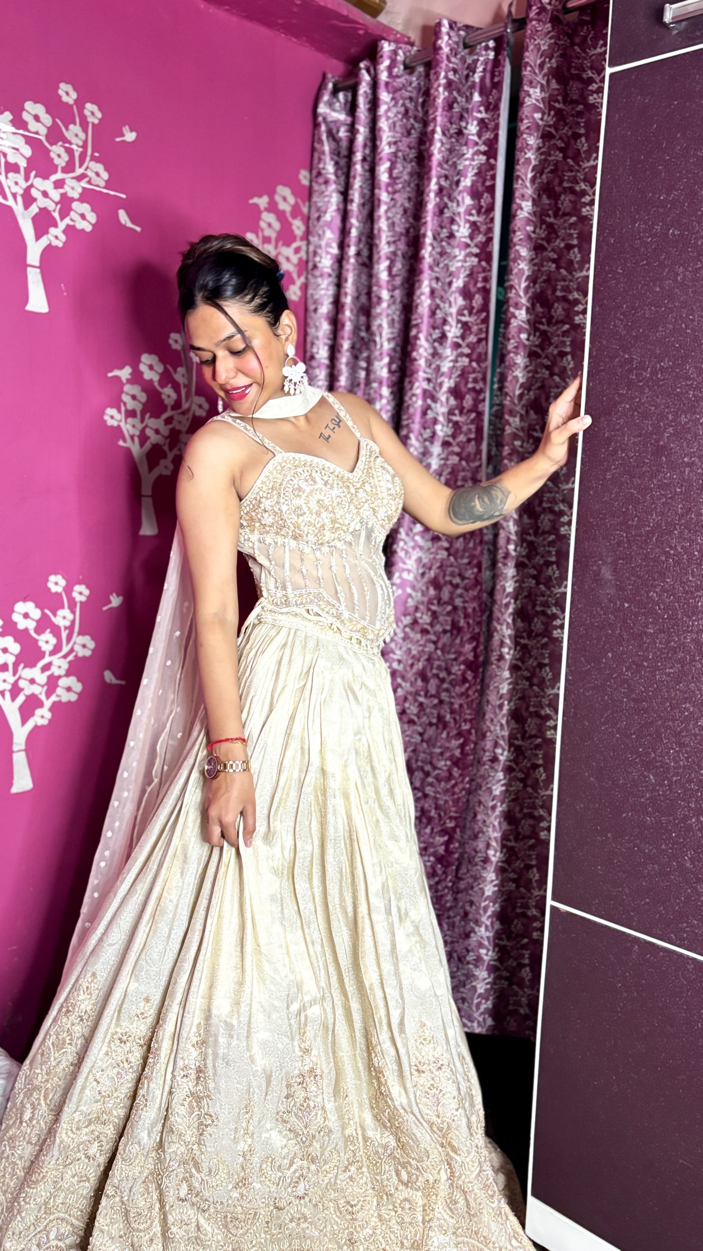 Golden Hour Corset Lehenga (8264 M-62)