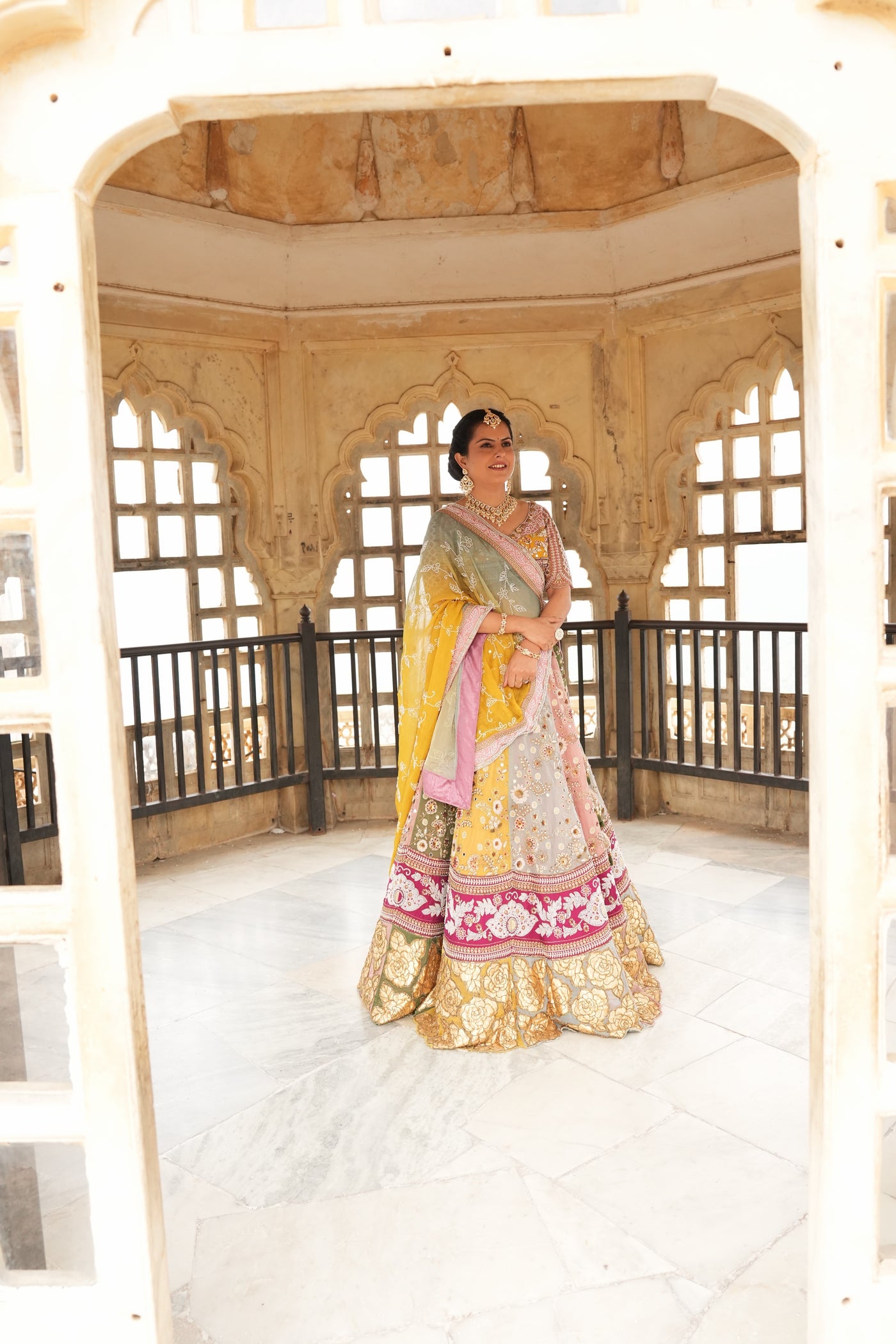 Multi-Panel Embroidered Lehenga (815 GS-86)