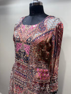 Elegant Kashmiri Print Kurti Set (SN-1895 D-20)