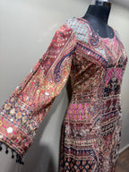 Elegant Kashmiri Print Kurti Set (SN-1895 D-20)