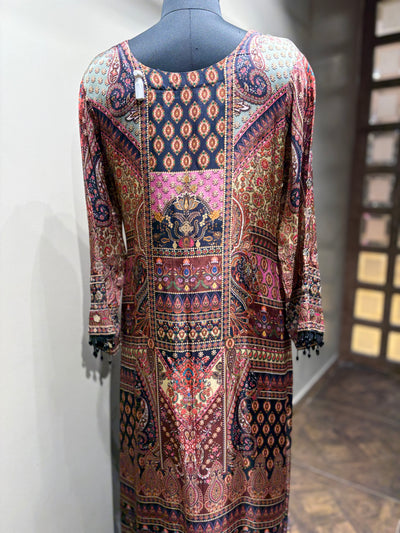 Elegant Kashmiri Print Kurti Set (SN-1895 D-20)