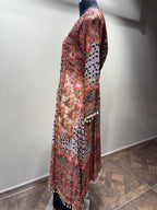 Intricate Floral and Geometric Print Kurti Set (SN-1889 D-20)