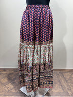 Intricate Paisley and Geometric Print Kurti Set with Tiered Sharara (1893 D-20)