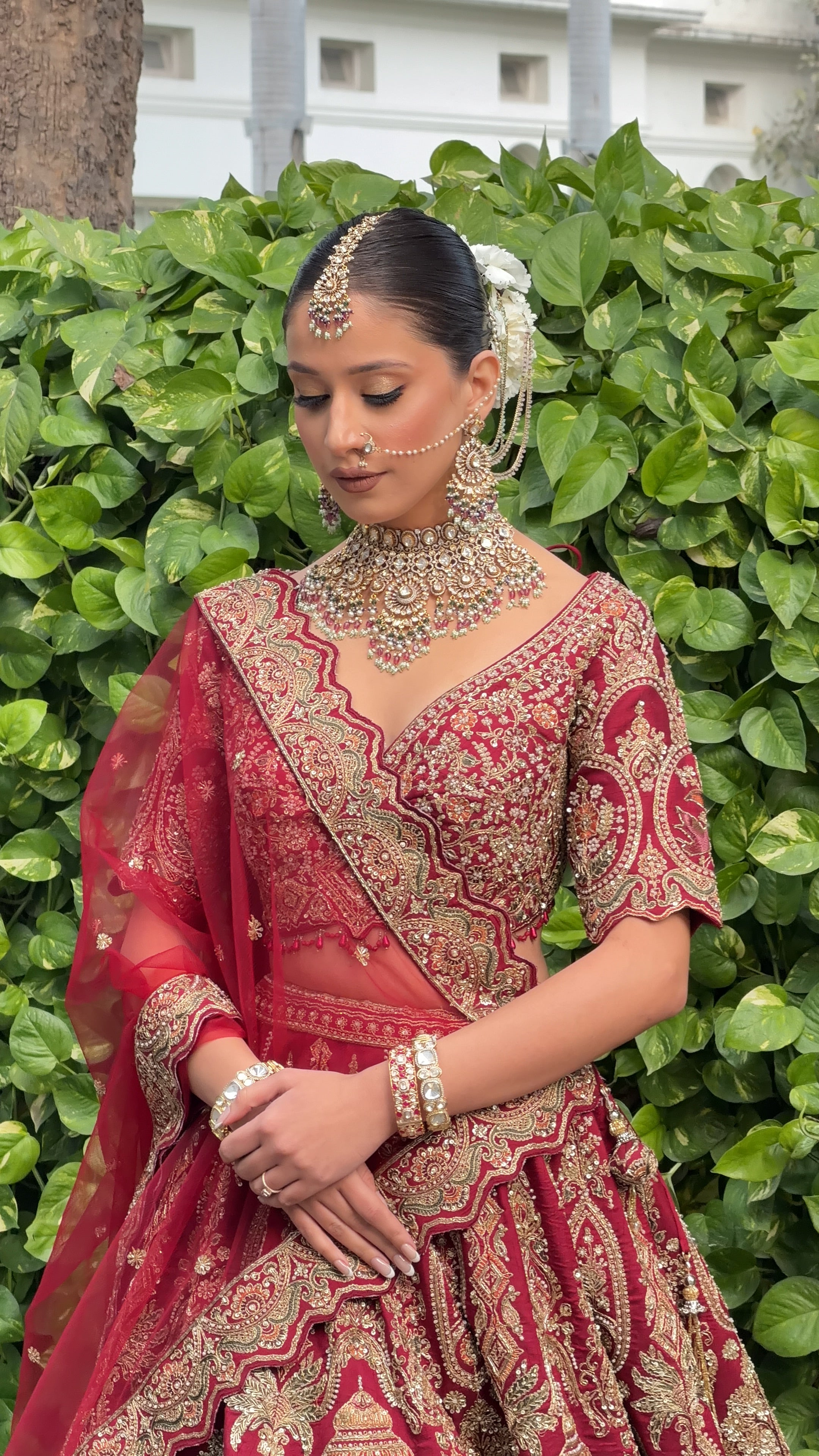 Imperial Heritage Crimson Lehenga