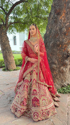 Imperial Heritage Crimson Lehenga