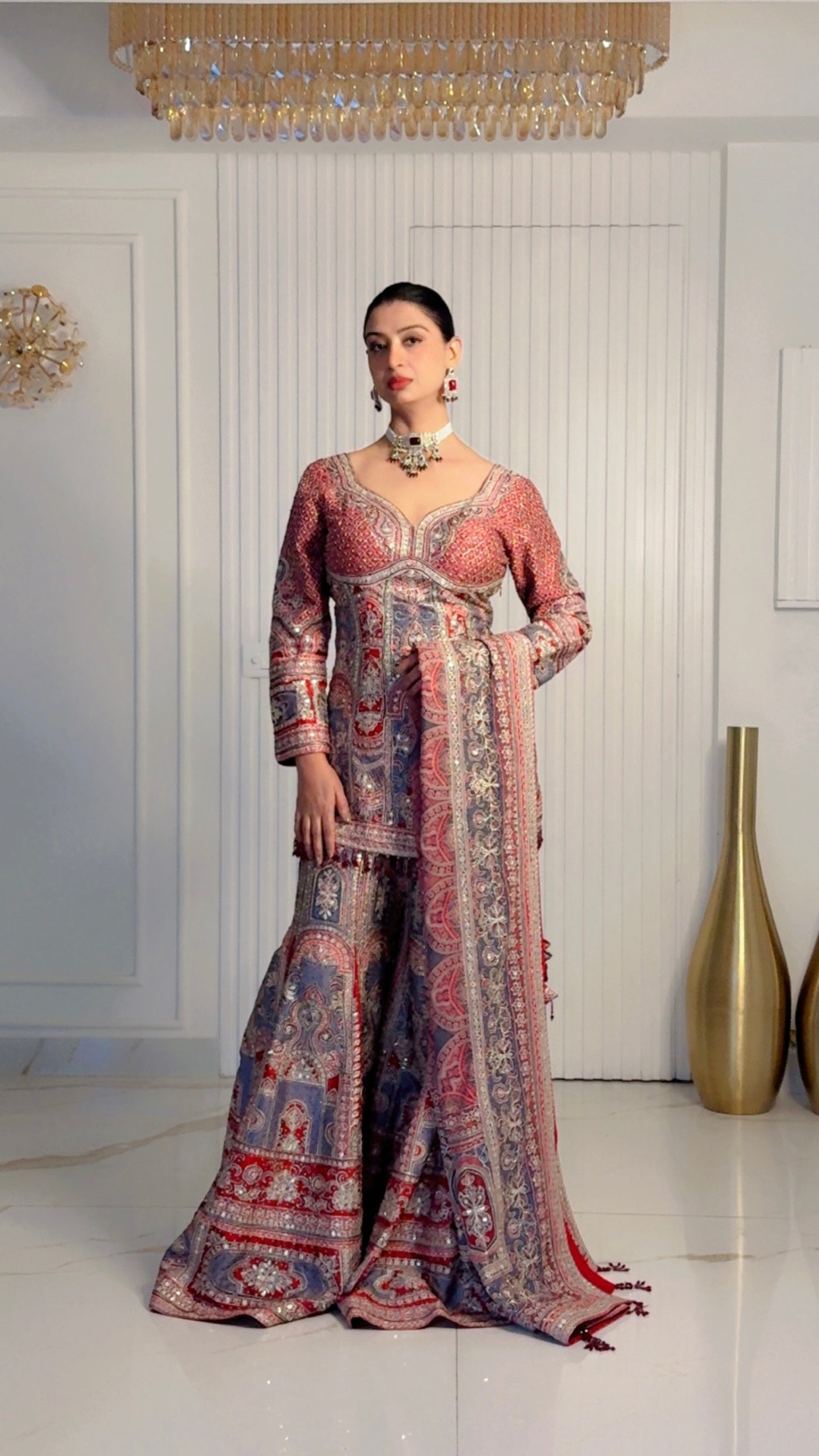 Premium Designer Kurti Set (SR-0049 D-97) Secondary image