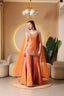 Radiant Amber Zardozi Kurta & Sharara Set