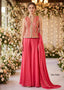 Charming Coral Pink Palazzo Set