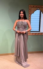 Silver Stardust Corset Set