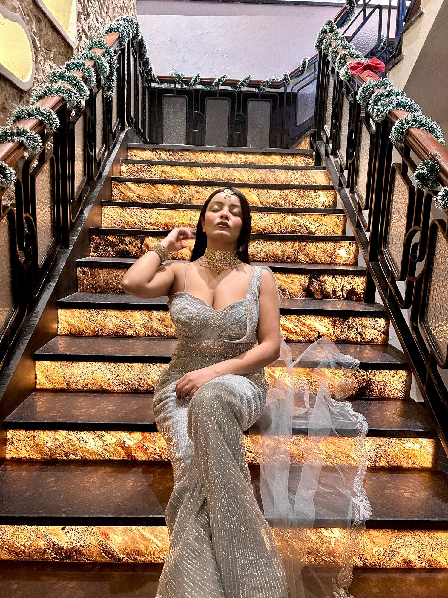 Glacial Muse Sequin Dress (NCRI-7258 D-5)