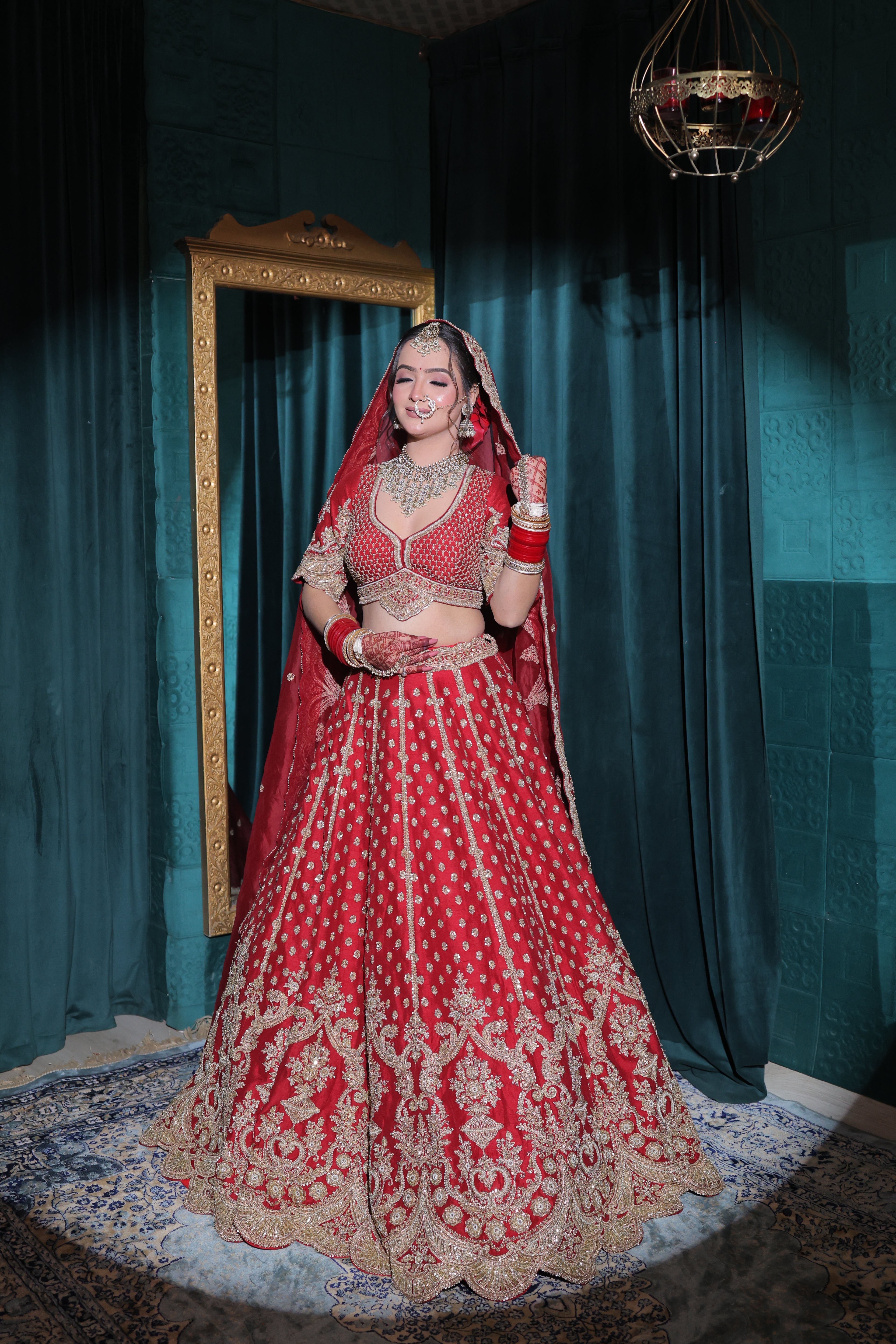 Regal Red Bridal Lehenga