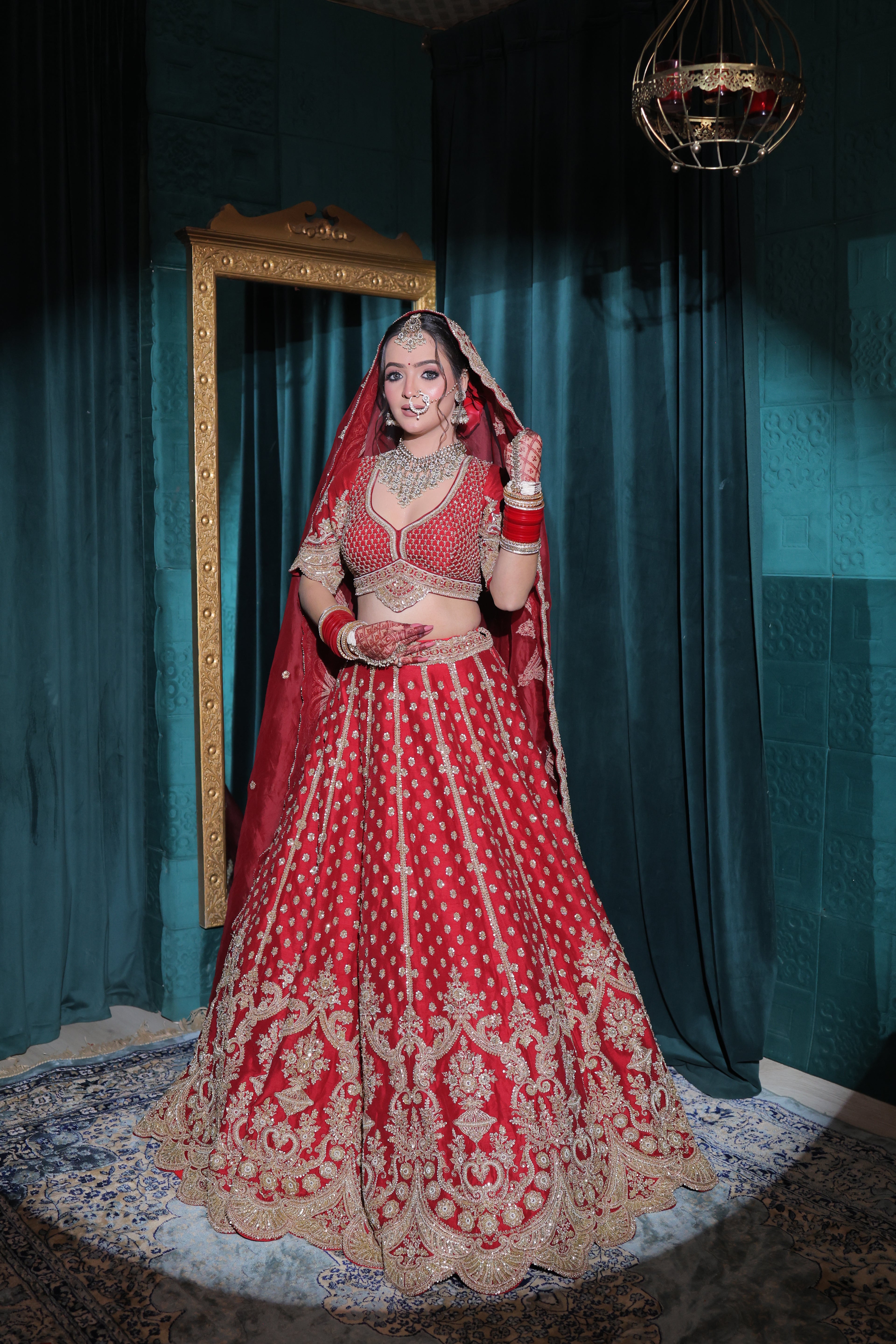 Regal Red Bridal Lehenga