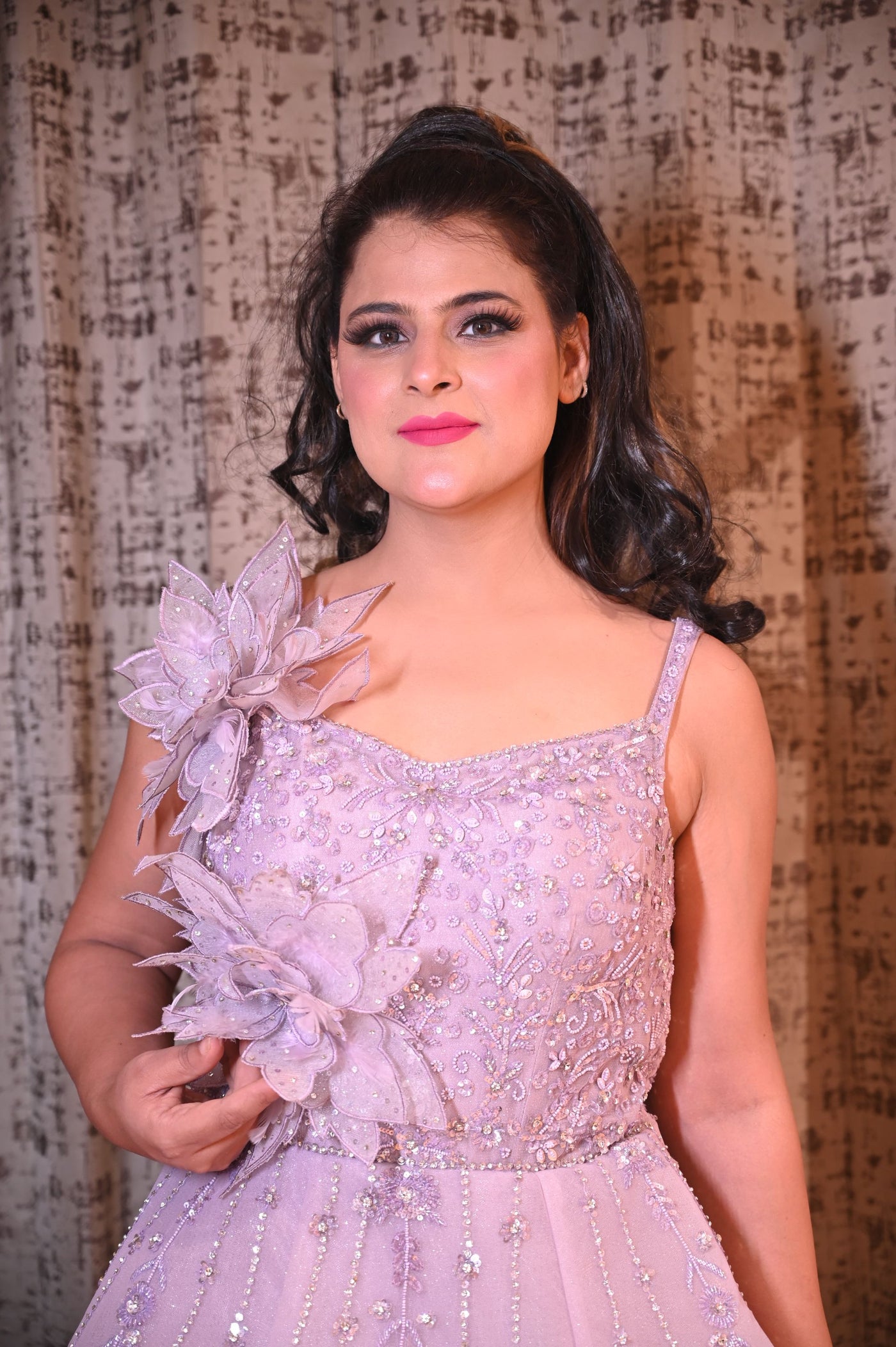 Kaustubha Mani in pink gown bridal photos - South Indian Actress