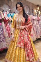 Gilded Saffron Heritage Gown