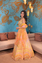 Sun-Kissed Petal Lehenga
