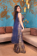 Sapphire Paisley Brocade Set