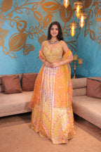 Sun-Kissed Petal Lehenga