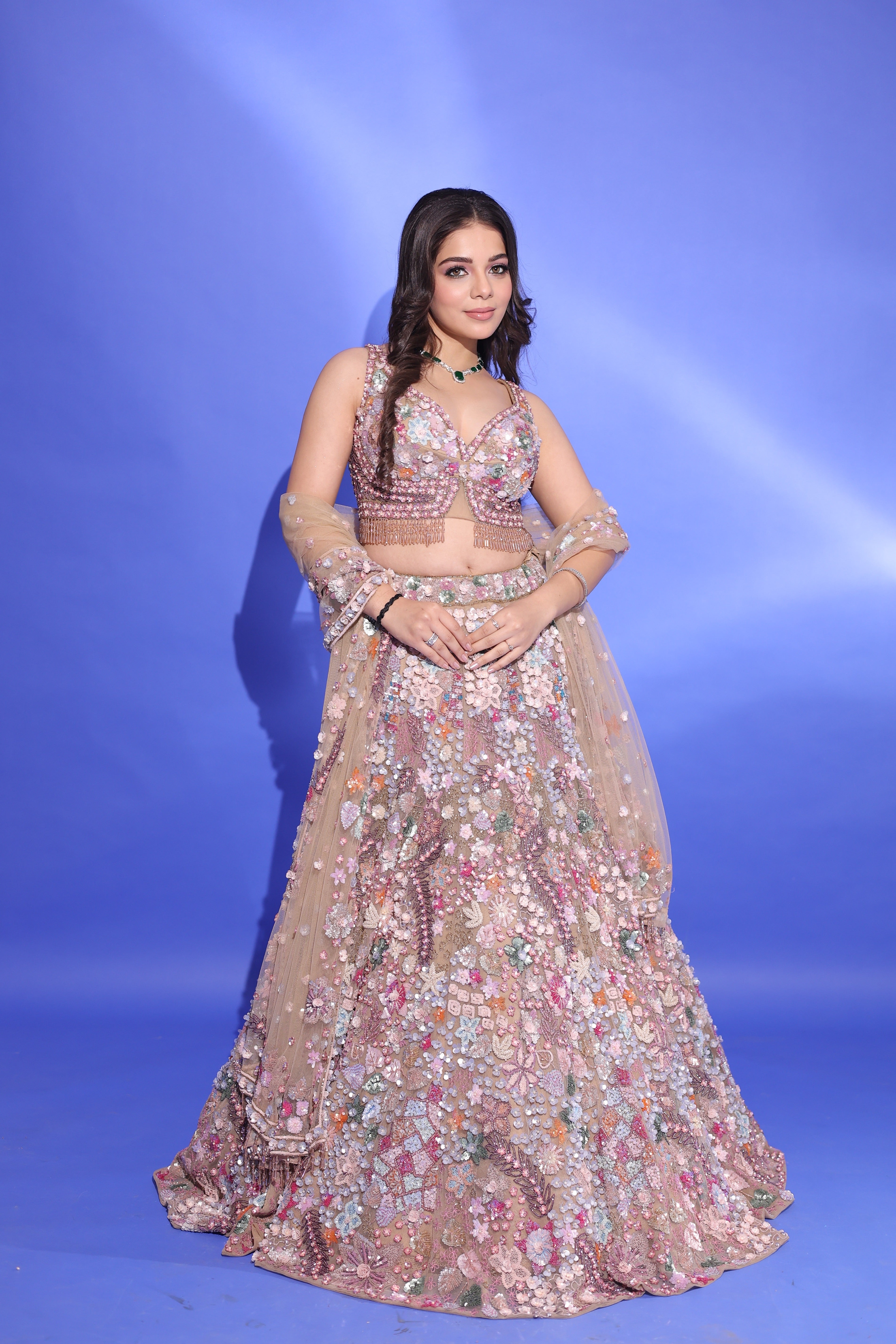 Pastel Floral Luxury Lehenga