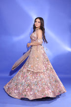 Pastel Floral Luxury Lehenga