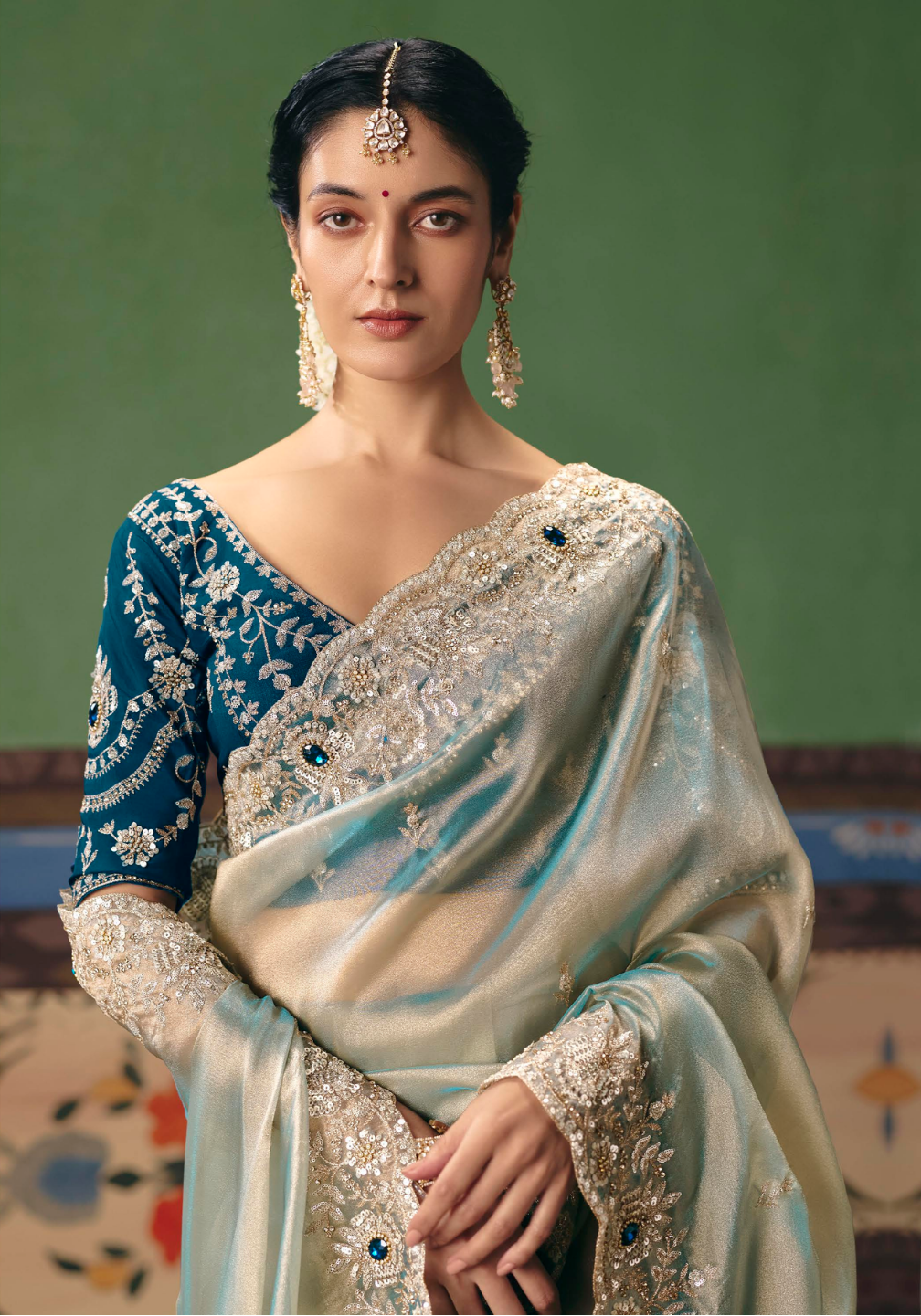 Silk Organza Designer Saree