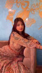 Peacock-Inspired Extreme Heavy Bridal Lehenga (3385 D-22)