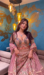 Peacock-Inspired Extreme Heavy Bridal Lehenga (3385 D-22)