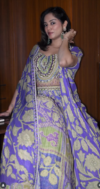 Vibrant Printed and Embellished Fusion Lehenga (A4413 D-69)