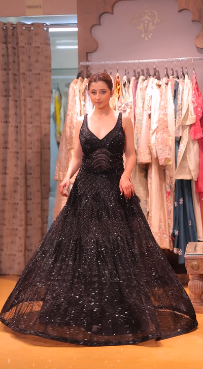 Gown: "Midnight Sparkle" (0325 M-62)