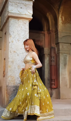 Golden Earth lehenga (1896 M-72)
