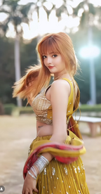 Golden Earth lehenga (1896 M-72)