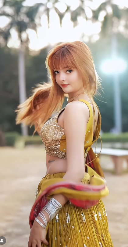 Golden Earth lehenga (1896 M-72)