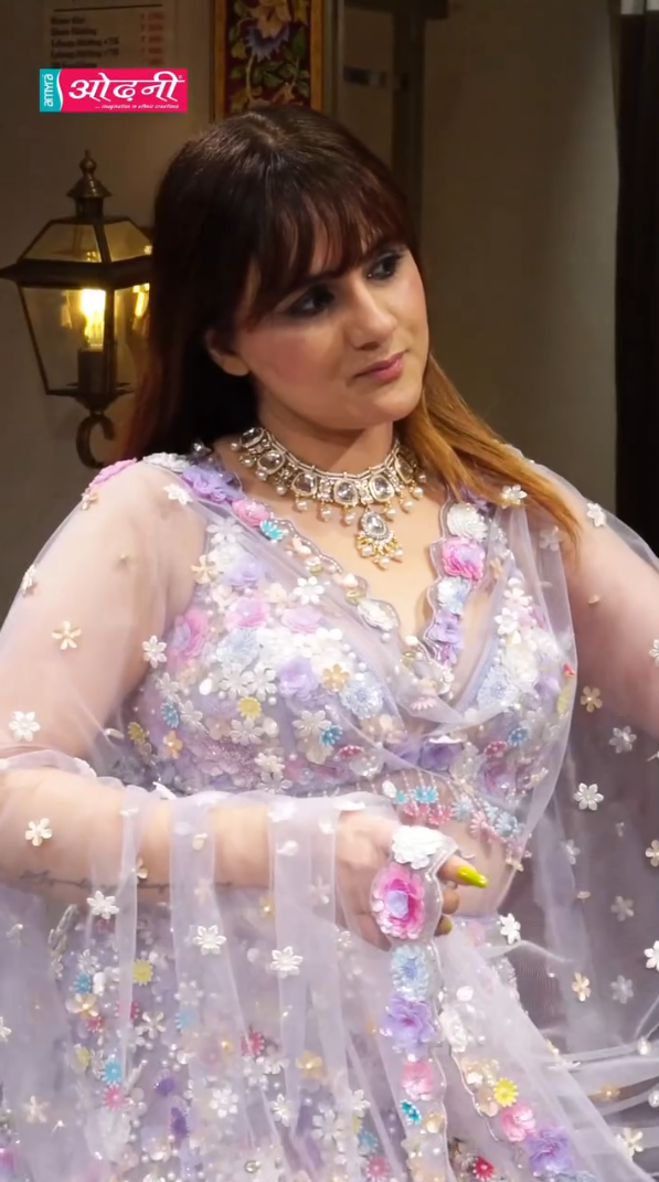 Enchanted Garden 3D Floral Lehenga (AL-479 D-93) Secondary image