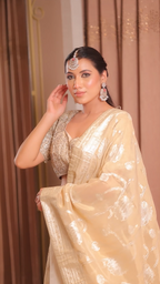 Gilded Aurelia Silk Lehenga (C-890 M-75)