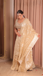 Gilded Aurelia Silk Lehenga (C-890 M-75)