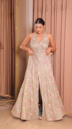 Pastel Flora Fusion Dress (SH-1379 D-37)