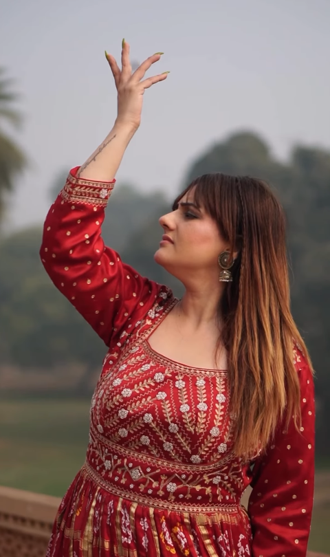 Rose Quartz Feathery Glamour Gown (A1213 GA-3)