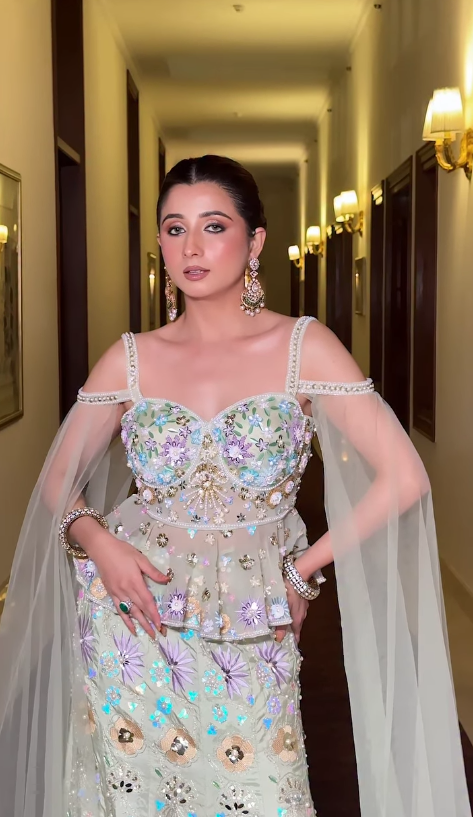 Floral Peplum Lehenga (2441 M-87)