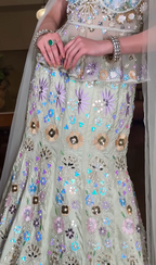 Floral Peplum Lehenga (2441 M-87)