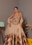 Gilded Chevron Corset Lehenga