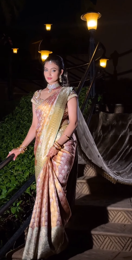 Opulent Banarasi Silk Saree
