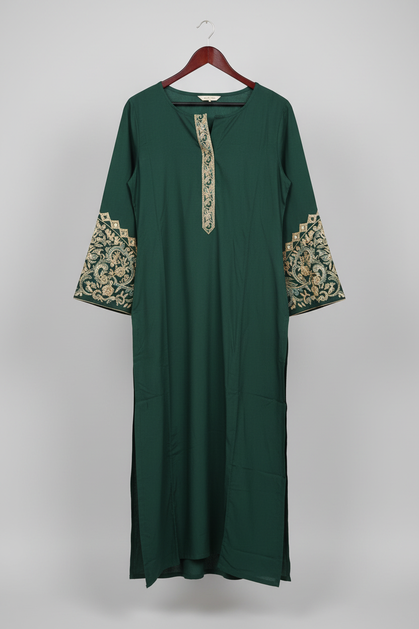Emerald Enigma Embroidered Set Secondary image